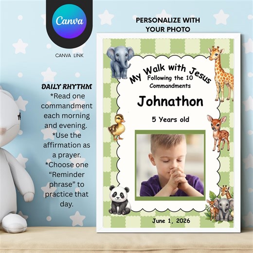 Ten Commandments Posters for Kids Ages 3-5 Instant Download Christian Preschool Faith-based Toddler Printable. Bible Learning Nursery Guide. - Etsy