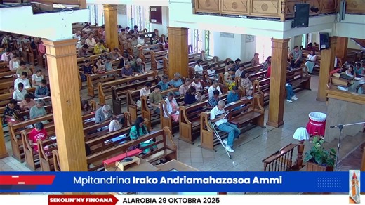 5.8K views · 279 reactions | Andro 5 - SEKOLIN’NY FINOANA eto amin’ny FJKM Atsimon’Imahamasina iarahana amin'ny Mpitandrina Irako Andriamahazosoa Ammi, isaky ny Alarobia atoandro 12h15 - 13h45. youtube : https://youtu.be/XeLmb0jUZVY | FJKM Atsimon'Imahamasina - Pejy Ofisialy | Facebook