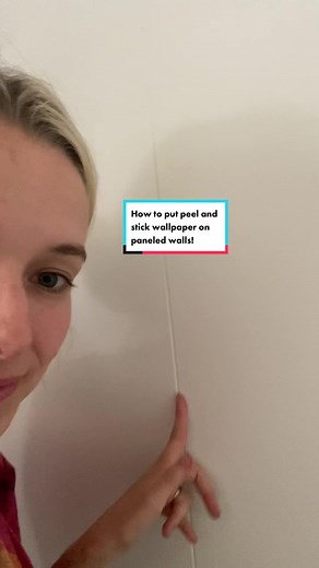 How to Install Peel and Stick Wallpaper on Paneled Walls