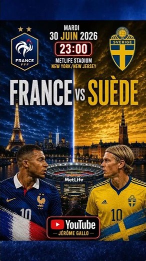France 🇫🇷 vs Suède 🇸🇪