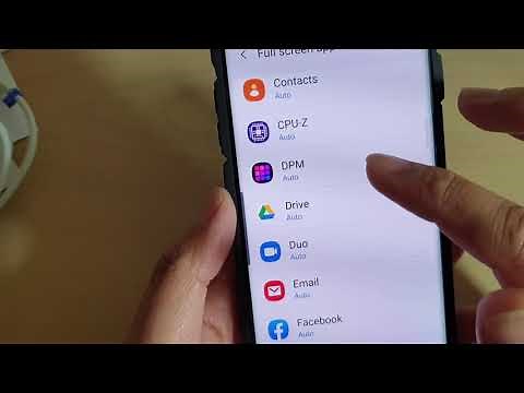 Galaxy S10 / S10+: How to Set Apps to Use Full Screen Mode