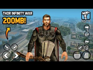 [200MB] Thor Infinity War Mod For GTA San Andreas Android | Modding Master