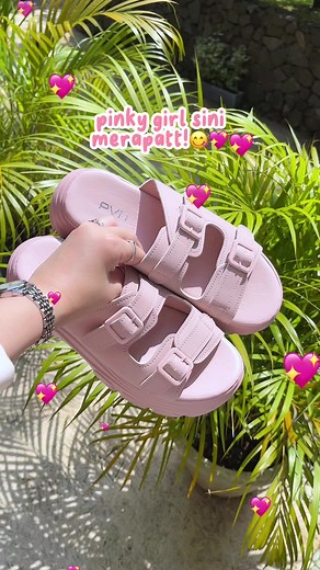 aaaa aku aja sukaaa😍 #pink #sandalwanita #pvn #fyp #pvnaran