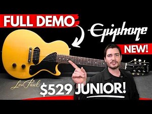 NEW Epiphone Les Paul Jr FULL DEMO