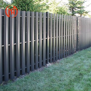 [Hot Item] Aluminum Vertical Slat Fixed Louvre Fence Panels Garden Fencing Design