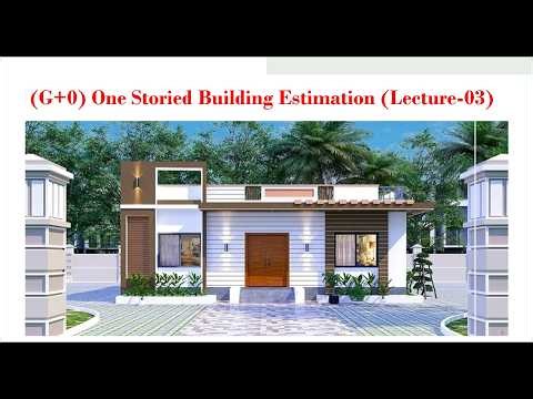 Lecture-03 I (G+0) One Storied Building Estimation | Foundation to Slab Detailing | Civilian Biplob