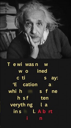 What True Education Really Means | Albert Einstein Quote