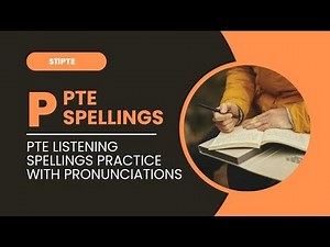 PTE FIB Spellings Practice With Pronunciations - December 2023
