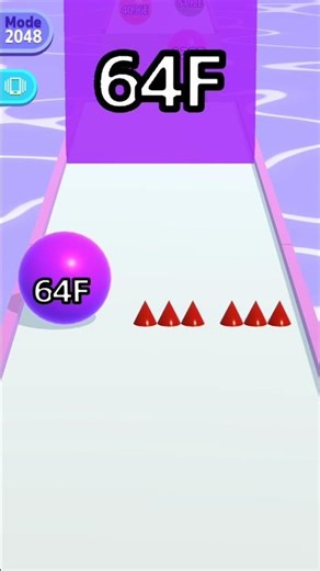 ball run game 🎯🎯😲😲😲 #ballrun2048noobvsprovshacker #games