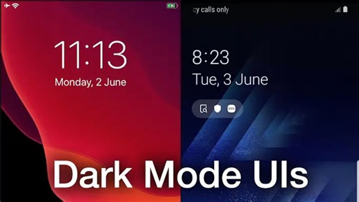 [Nobel Tech]iOS 13 vs One UI 1 - 暗色模式UI对比！
