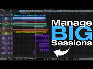 Organize Large Sessions in #StudioOne