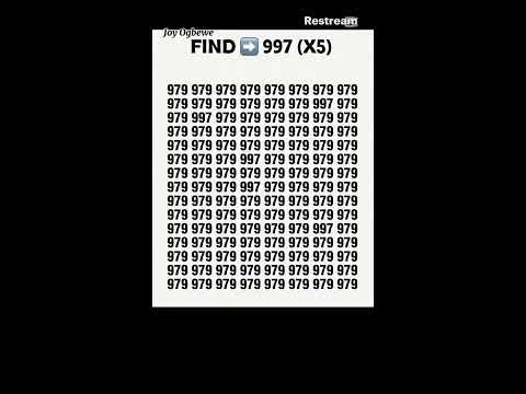 Only Sharp Eyes Will Spot This Number | Live Eye Test
