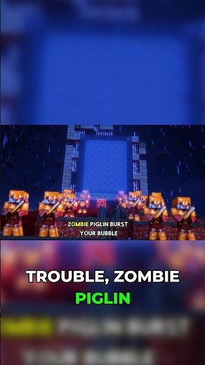 Zombie Piglins Are Coming for Your Gold #minecraft #nether #shorts