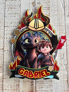 Cake Topper Cómo Entrenar a Tu Dragón, Dragon, Cake Topper - Etsy
