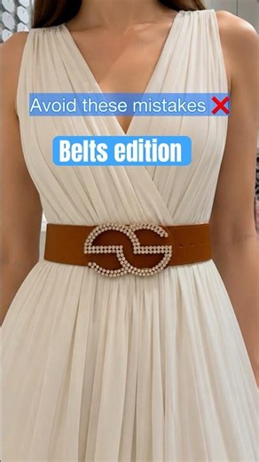 Belts on a dress | do’s and don’ts