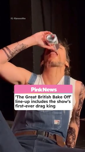 73K views · 1.1K reactions | 'The Great British Bake Off’ line-up includes the show’s first-ever drag king | PinkNews | Facebook