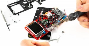 MakerPhone comes as a kit you assemble and code to create a working mobile phone