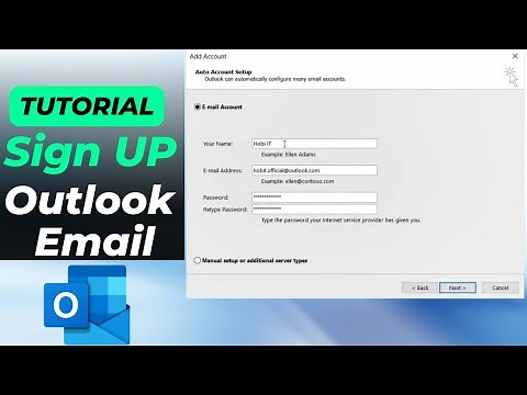 How to Create a New Outlook Email Account | Step-by-Step Tutorial | HOBI IT
