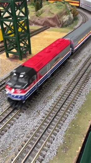 O Scale Amtrak Passenger Train #shorts