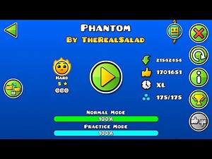 (Geometry Dash) Completing Phantom (ALL COINS)