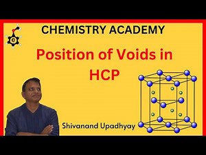 POSITIONS OF VOIDS IN HCP || SOLID STATE || IIT JEE|| OLYMPIADS||KVPY||NCERT|| SHIVANAND UPADHYAY ||