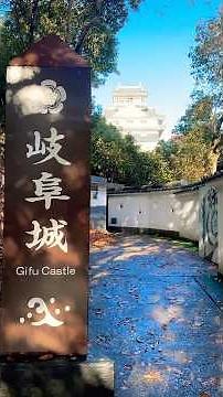 【岐阜城】織田信長の城。天守閣からの絶景と岐阜公園の紅葉が最高だった#shorts