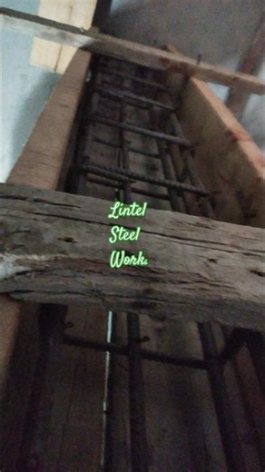 RCC lintel concrete work at site.casting process