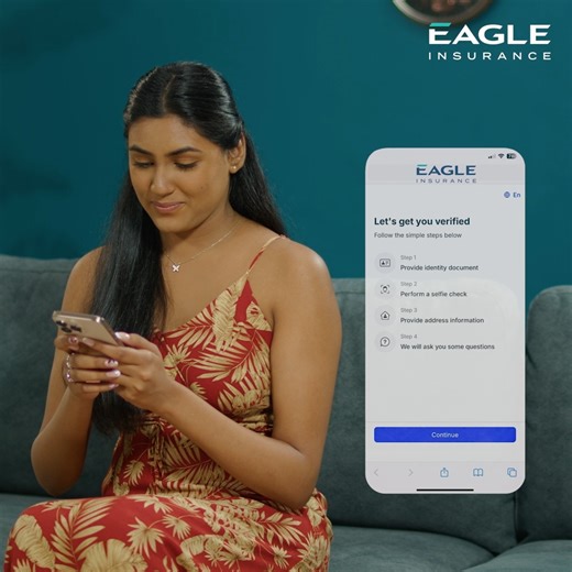 Sponsored by Eagle Insurance EKYC (electronic Know Your Customer) is a fast, paperless, and secure way to verify your identity online, making insurance registration, renewals, and updates quick and seamless. With 𝗘𝗮𝗴𝗹𝗲 𝗜𝗻𝘀𝘂𝗿𝗮𝗻𝗰𝗲’𝘀 𝗲𝗞𝗬𝗖 𝘀𝘆𝘀𝘁𝗲𝗺, you can register anytime, anywhere, directly from your smartphone or computer, all in just a few simple steps. Key Advantages: ✓ Paperless: No physical documents ✓ Fast Verification: Quick onboarding, renewals, and updates ✓ Availa