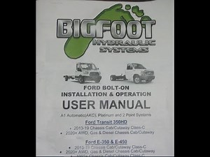 Big Foot Leveling Jacks AKC-E4502 bolt on installation