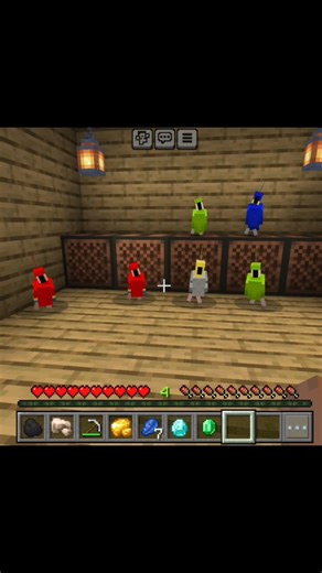 parrot dance ☠️💪#minecraft #trending #viral #memes