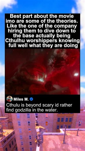 UNDERWATER | Cthulhu, the monster, swallowing Norah (2020)