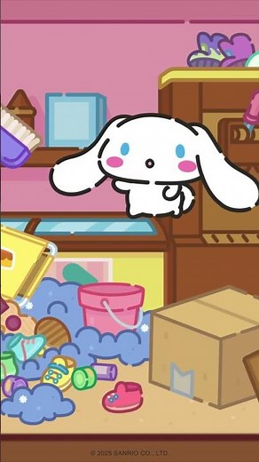 Hello Kitty and Pompompurin team up for the cutest cleaning day ever! #Sanrio #HelloKittyandfriends