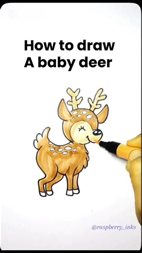 Cómo dibujar un cervatillo: Tutorial fácil y divertido