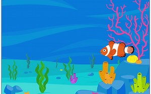 Scratch3.0学习手册项目演示——【初级篇】小鱼游动