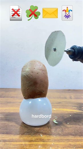 😱 Can a Playing Card Cut a Potato? | DIY Paper Saw Experiment #experiment #satisfying #shorts