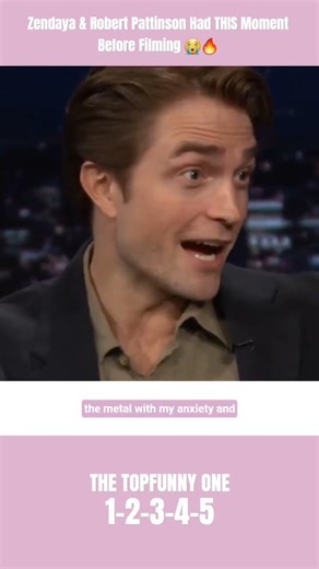 Zendaya & Robert Pattinson Had THIS Momt Before Filming 😭🔥 #celebrity #viral #funny #shrots #comedy