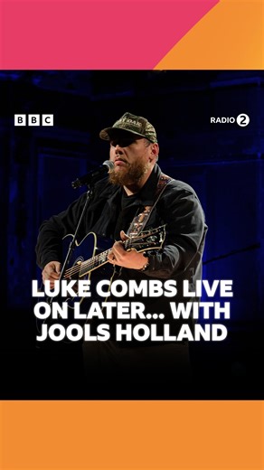 We could listen to this on repeat all day 🎶 Luke Combs performs ‘Days Like These’ live on Later… with Jools Holland 🧡 Watch now on BBC iPlayer 📺 | BBC Radio 2