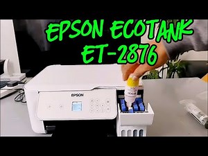 How to Install Ink, Load Paper, & Align Your Epson EcoTank ET-2876 | Full Setup Guide