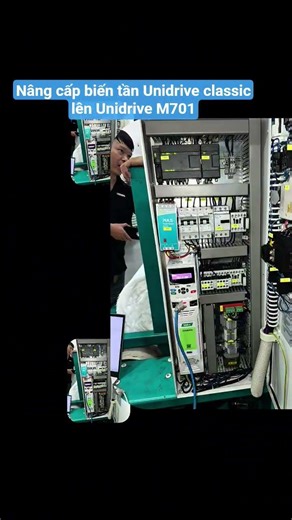 Thay thế biến tần Unidrive classic đã ngưng sản xuất lên Unidrive M701