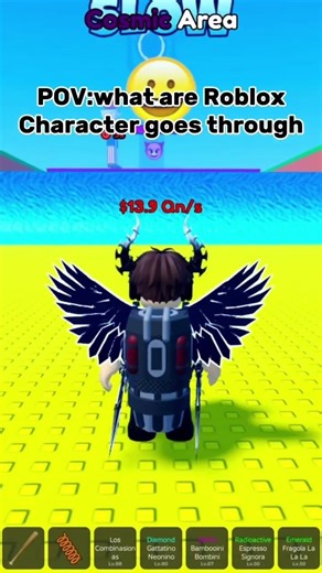 What are Roblox characters do every day 💀