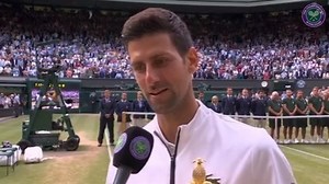 710K views · 28K reactions | "It's quite unreal...Everyone was suffering" Novak Djokovic tries to put an epic contest into words after beating Roger Federer in the longest ever #Wimbledon men's singles final | Wimbledon | Facebook