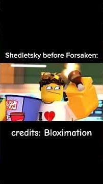 Shedletsky Foreshadowing (I know it's a dead meme, but ok) #roblox #forsaken #meme