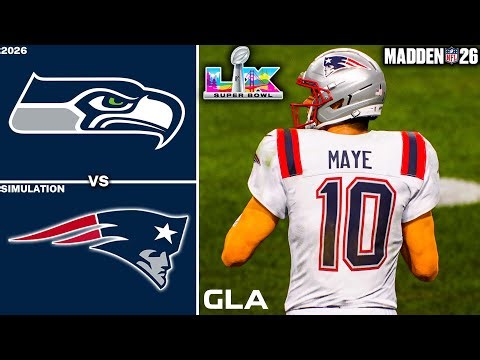 Patriots vs. Seahawks | Super Bowl LX 60 Simulation & Prediction | Madden NFL 26 PS5 Gameplay