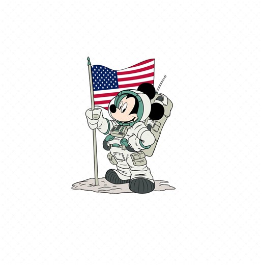 Mickey Astronaut, Mickey Spaceship Shirt Design, Moon Mission Sublimation Digital File PNG & SVG - Etsy