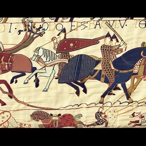 The Battle of Hastings was fought on 14 October 1066 between the Norman-French army of William, Duke of Normandy, and an English army under the Anglo-Saxon King Harold Godwinson, beginning the Norman Conquest of England. It took place approximately 7 mi (11 km) northwest of Hastings, close to the present-day town of Battle, East Sussex, and was a decisive Norman victory. The background to the battle was the death of the childless King Edward the Confessor in January 1066, which set up a successi