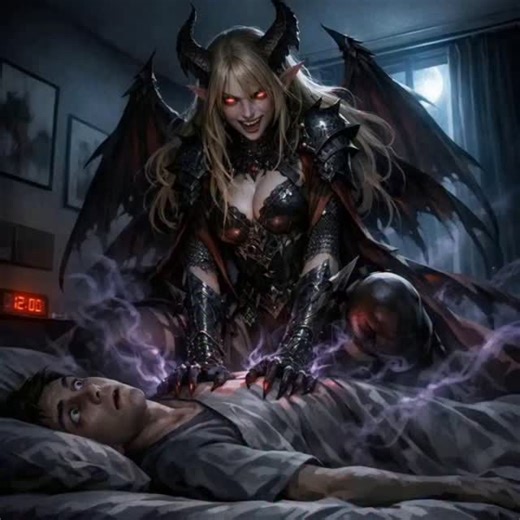 AI Fantasy Art | Anime | Mythical Art on Instagram: "Sleep paralysis demon #sleepparalysisdemon #HorrorAesthetic #supernatural #imagineart @imagineartofficial @imagineart.creators 🎨 Created using ImagineArt 👇 Create stunning AI art using my link 🔗 LINK: https://imagineartinc.pxf.io/o4A72W"