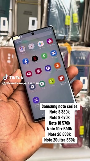 Samsung Note Series Prices in Kampala