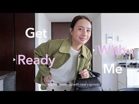 [GRWM] Boost your mood with spring-inspired makeup and outfit 🌸💖