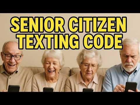 Senior Citizen Texting Code