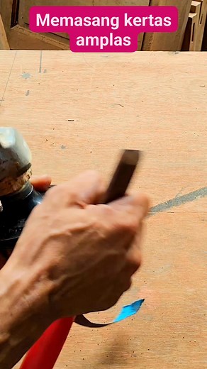 158K views · 495 reactions | Installing sandpaper #woodworking #diy #reels #tips #Sandpaper #fyp #project #carpenter #fblifestyle | Dito Kusen | Facebook